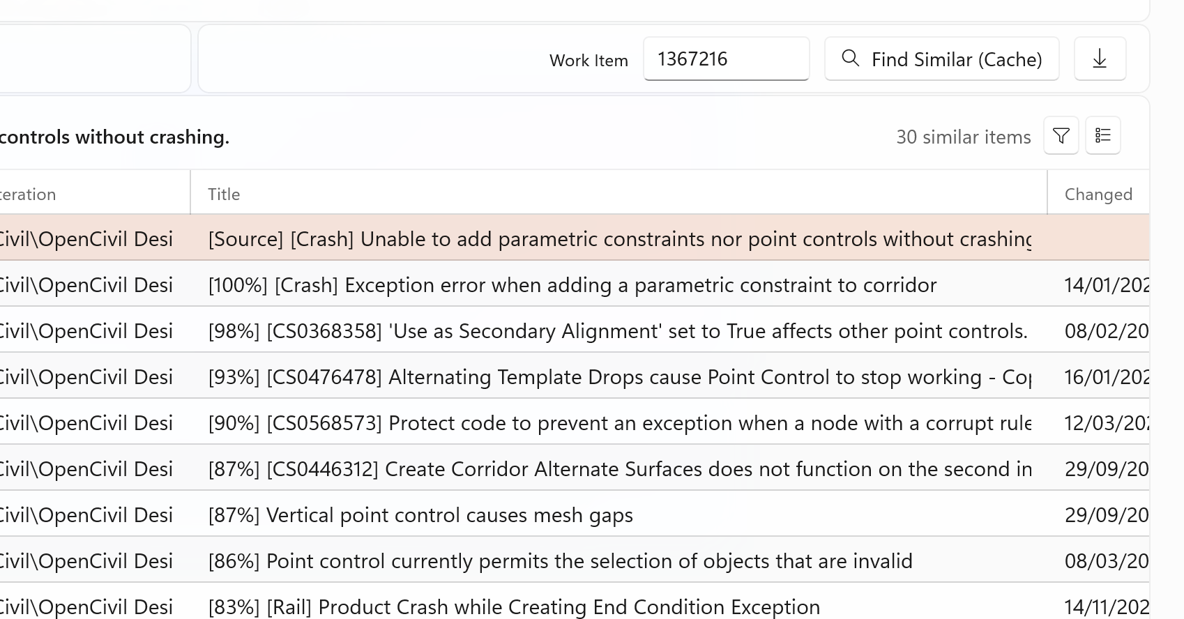 Find Similar results